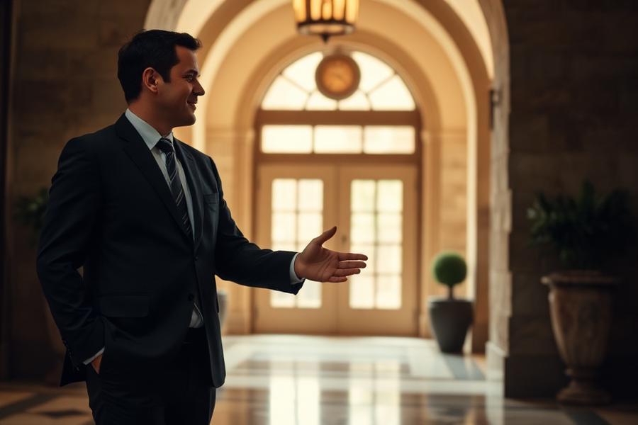 Two members introduced in a private setting